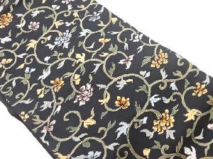 花唐草模様織出し名古屋帯